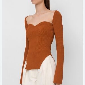 MICAS Rust Long Sleeve Top #16